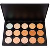 SHANY CONTOUR CAMO Professional Cream Foundation, Foundation Primer,Camouflage Concealer Makeup Palette - 15 Color Face Palette