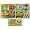 JA-RU Fake Lottery Tickets (4 Pack, 20 Tickets Total) Realistic Scratch Off Cards for Kids. Funny Gag, Prank Items, & April Fools Birthday Gifts. Casino Theme Party Decorations. 1381-4p