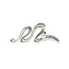 Metal Hair Claw Clips Hair Claw for Women 1Pcs Wave Hair Claw Clips for Thick Hair Silver Hair Clips Hair Clips Metal Hair Clips Wave with Pearl Designs Retro French Clips Cute Hair Clips Accessories