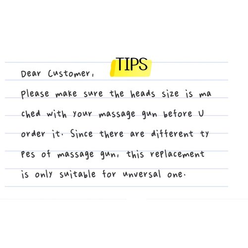 Falafale Massager Heads Massage Gun Soft Heads Replacement 4 Pack Massage Gun Adapter Double Head Attachment