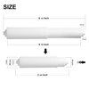 2 Pack - White Toilet Paper Holder Spring Loaded Roller Replacement Rod