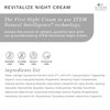 STEM Revitalize Night Cream, Night Moisturizer Face Cream, Luxury Face Moisturizer for Women, Antioxidant Support Night Cream, 1oz Bottle