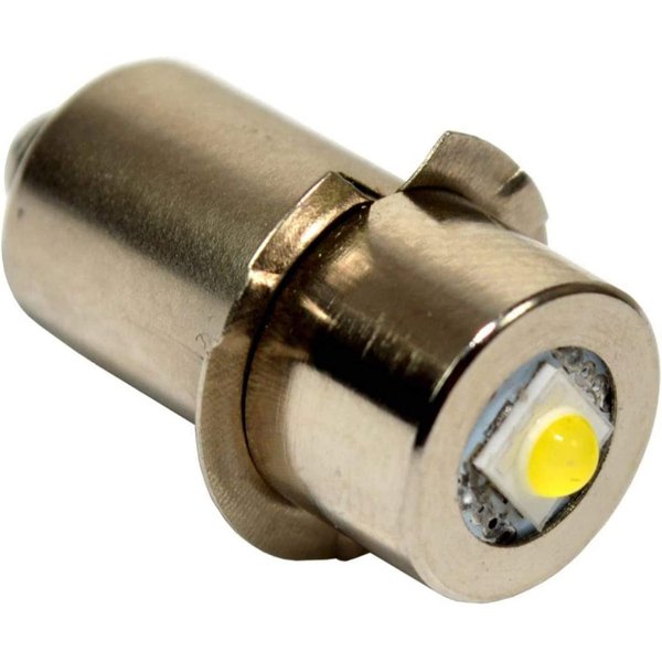 HQRP High Power Upgrade Bulb 3W LED 180LM 6-24V Compatible with Hitachi 318767 UB18D UB18DAL Flashlight