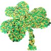 St. Patrick's Day Nail Art Glitters Green Clover Flakes Nail Sequins 3D Shamrocks Nail Art Glitter Design Holographic Leaf Sequin Nails Supplies Shine Lucky Nail Art Stickers Decorations DIY Crafts