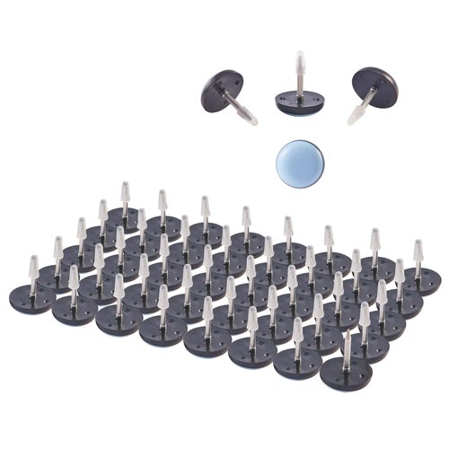CO-Z 0.75″ Nail on Furniture Sliders 40 PCS, Chair Furniture Glides, Chair Leg Floor Protectors for Hardwood Floor, Furniture Pads for Dining Chair Cabinet Table Legs, Moving Pads for Wooden Furniture