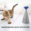 Friends Forever Interactive Laser Cat Toy - Automatic Rotating Laser Pointer for Cool Cats, Electronic Toys for Stimulating Exercise, Battery Powered Auto Lazer, 3 Speed Mode, Blue