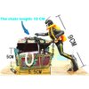 Bestgle Action Aquarium Ornament, Undersea Treasure Chest Diver, Live-Action Aerating Fish Tank Decorations Resin