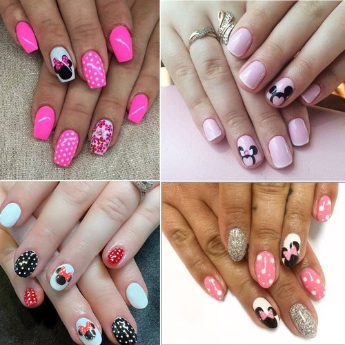 Cute Nail Art Stickers Nail Decals Valentine Cartoon Heart Nail Design Stickers for Women Girls Valentine Nail Stickers Decoration Accessories DIY Manicure