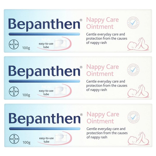 Three Packs of Bepanthen Ointment x 100g