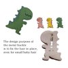 YHIBNE Cartoon Dinosaur Hair Clips, 6 Pcs Cute Animal Pattern Barrettes Duck Bill Accessories for Girl Lady Hair Clip Headdress Hairstyle Decorate Supplies