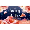 Downy Infusions Fabric Softener Dryer Sheets, Bliss, Sparkling Amber & Rose, 105 Sheets (Pack of 1)