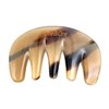 One&One Multifunctional Horn Bone Scalp Gua Sha Comb, Handheld Massage Comb for scalp.