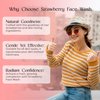 Wit & Whimsy Cherry Cheeks Strawberry Face Wash Enriched With lactic Acid & Vitamin E Authentic Ayurvedic Formulation For All Skin Types - 100ML (3.38 Oz)
