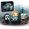Christmas Action Figure Building Set Compatible with Lego for Adults,Chucky,Jason Horror Present for Fan,Home Decor,for Kids Toys 470 pcs