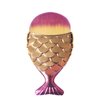 Fish Tail Brush Nail Dust Remover Brush Powder Blush, Fishtail Nail Cleaning Brush for Nail Art Dust Powder Remover