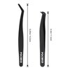 POCMKO Lash Applicator Tools Set, 2 PCS DIY Cluster Lash Tweezers, Eyelash Tweezer Applicators, Eyelash Applicator, Lash Cluster Applicator, False Eyelash Applicator Tool for Cluster Lashes