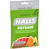 HALLS Defense Assorted Citrus Sugar Free Vitamin C Drops, 25 Drops