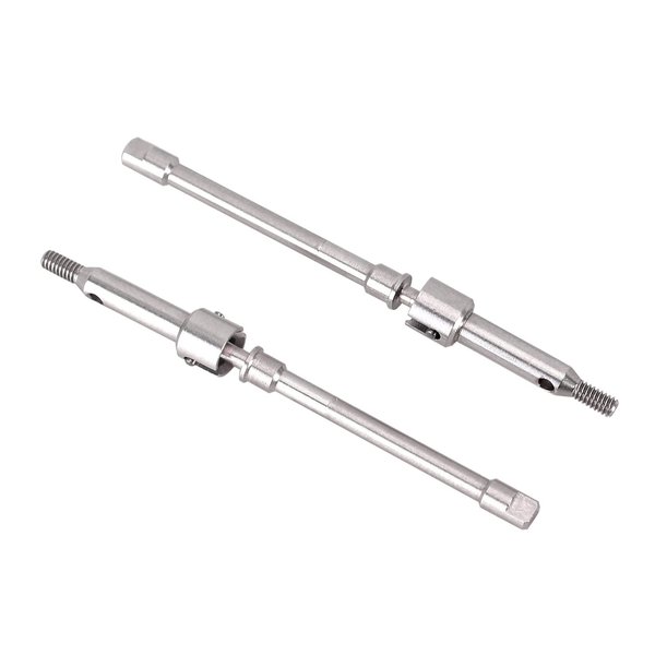 INJORA Steel 4mm Extended Dogbone Axle Shaft for INJORA SCX24 Aluminum Axles Replacement（Front）