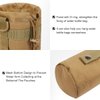 Gogoku 3 Pack Molle Pouch Combo Water Bottle Pouch Holder Tactical Molle Pouches Compact Utility Waist Bag Pack (Combo A:Khaki)