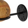 Wallniture Sporta Baseball Bat and Ball Holder Wall Mounted Organization and Storage Rack Set of 6 Metal Black