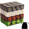 48 Pieces MTG Counter Dice Set +1/+1 Counters Tokens Marble Life Plus One Dice for Magic The Gathering, MTG, Table Top Game Accessories, 4 Styles