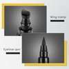 SMOSIN Winged Eyeliner Stamp, Waterproof Dual Ended Liquid Eye Liner Pen, Smudgeproof and Sweatproof, Long Lasting Eyeliner Pen