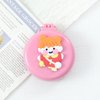 Girl Travel Hair Brush Pocket Comb with Mini Mirror Portable Compact Folding Hair Brushes Round Mini Compact Massage Comb for Girls and Women, Styling Tools and Appliances, Hair Combs (2H966)