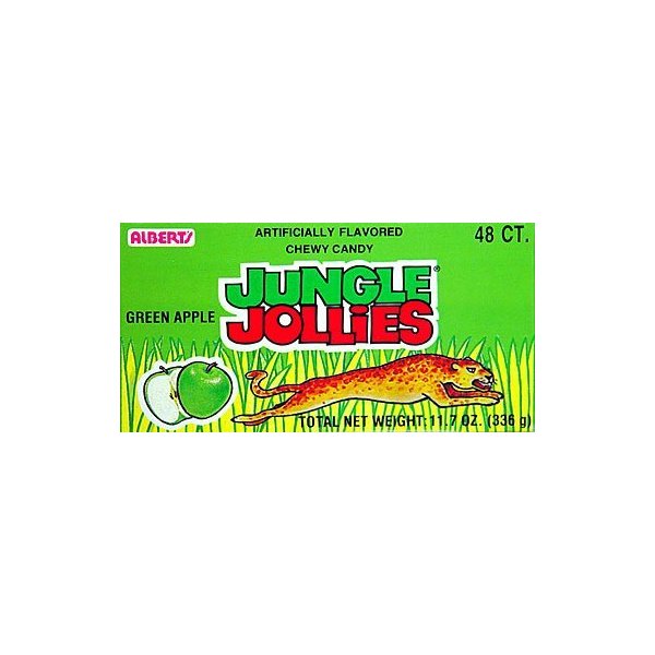 Albert's Jungle Jollies Green Apple 48ct.
