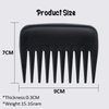 GEEHUA 3Pcs Wide Tooth Comb, Portable Pocket Travel Combs, Anti-Static No Handle Curl Hair Combs for Men Women Wet and Dry Curly Long Detangling Hair Styling Hairdressing Salon