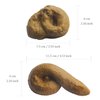 HOHAJIU Fake Poop Novelty Mischief Toys Realistic Prank Poop Toys for Joke Trick April Fools' Day Party, Pack of 2