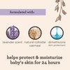 Aveeno Baby Calming Comfort Moisturizing Lotion with Relaxing Lavender & Vanilla Scents, Non-Greasy Body Lotion with Natural Oatmeal & Dimethicone, Paraben- & Phthalate-Free, 18 fl. oz