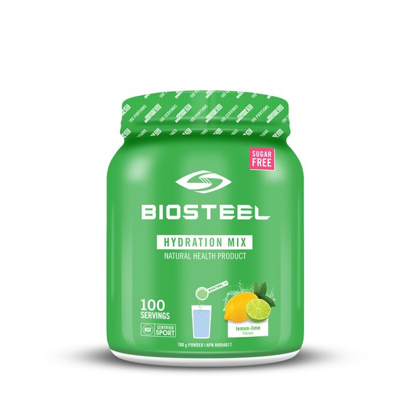 BioSteel Hydration Mix - Sugar Free, Essential Electrolyte Sports Drink Powder - Lemon-Lime - 100 Servings