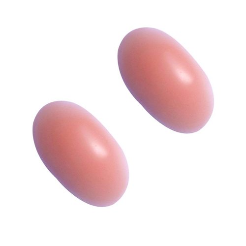 Healifty 2 Pairs Soft Silicone Shoulder Push-up Pads Adhesive Shoulder Enhancer Shoulder Pads Anti-Slip Shoulder Pads