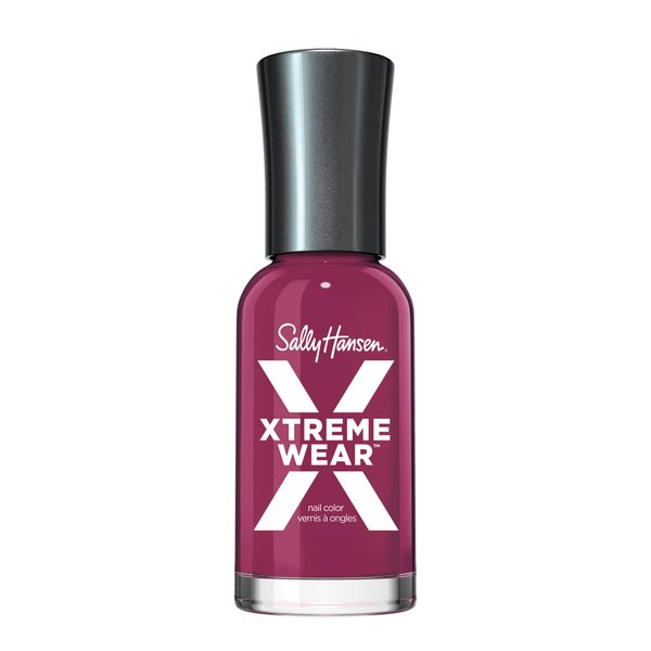 Sally Hansen Xtreme Wear Nail Polish, Streak-Free, Shiny Finish, Long-Lasting Nail Color, Drop the Beet, 0.12 fl oz