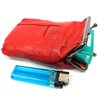2pc Lot 100's RED Women Lady's Soft Leather Cigarette Case Pouch Fit 100mm Kings or Regular Pack