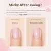 modelones Builder Nail Gel 6 Colors, 8-in-One Gel Builder Set for Nail Thickening, LED Nail Lamp Cured Hard Gel Builder Nail Strengthener Extension Gel Nail Polish Nail Glue Gel in a Bottle