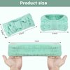 JINS-Hung Facial Spa Headband for Makeup and Washing Face Microfiber Elastic Head Wrap Comfort to Skincare Shower Mask Thick Hair Band for Women & Girls 3-PACK