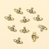 20Pcs Planet Nail Charms - 3D Planet Nail Art Rhinestones, Cute Glitter Shiny Saturn Shape Nail Art Accessories for DIY Nail Art Design Nail Art Decoration and Jewelry Making for Women