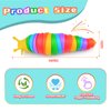 Cevioce 4 Pcs Toddler Party Favors for Kids 8-12 Fidget Toys Slug for Students Treasure Box Toys for Classroom Prizes Goodie Bag Stuffers for Kids 3-5 for Kids A