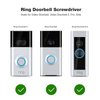 Ring Screwdriver Bit Set for Battery and Wifi Access - Fits All Ring Video Doorbell Models (Blue)