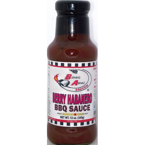 BERRY HABANERO BBQ SAUCE - 12 oz - Burning Asphalt Sauces