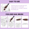 Makartt Nail Art Brushes Conditioner Cleaner, Cleaner & Restorer & Care Brush Bristles, Acrylic Brush Cleaner Gel Used for Solid Gel Polish/Nail Art Liner/Builder Gel Manicure Brush - 70ml/2.36 fl. oz