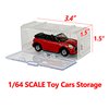 Toys Organizer Storage Case for Hot Wheels Car, for Matchbox Cars, for Mini Cars,1/64 Scale Hot Toy Wheels Display Case Holds 10/40 Cars，Interlocking Hot Car Wheels Storage (White 40 PCS)