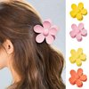 1Pc Cream-coloured Flower for Cute Flower Claw for Women Non-slip Matte Large Claw Clips for Thick Hair and Thin Hair Medium Hair Claws Jaw Clips for Hair Clips and Barrettes