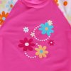 BAOHULU Girls Swimsuit Two Piece Tankini UPF 50+ UV Protective Rash Guard Set 3-12 Years S240_HotPinkLong_8A