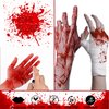 CCBeauty 2.3oz Fake Blood Washable, Splatter Blood Makeup, Safe Realistic Edible Bloods for Clothes, Vampire Makeup for Halloween Costume,Theater, Cosplay, Zombie, Special Effects,SFX Makeup, Bright