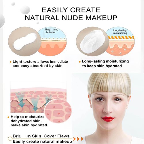 Rednow Moisturizing Cream,V7 Deep Hydration Waterlight Makeup Cream, V7 Korea Cream Face Moisturizer for All Skin Type,Natural Cream Young Skin Water(2 PCS)