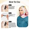 16pcs 10-Teeth Wig Clips to Secure Wig No Sew,Clips for Hair Extensions Invisible Strong Hijab Pins Chunni Clips for Woman Veil Hair Extensions Hairpieces