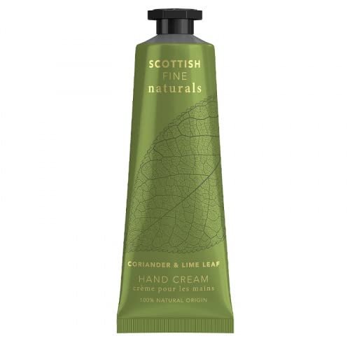 Scottish Fine Naturals Coriander & Lime Leaf Hand Cream 30ml Tube