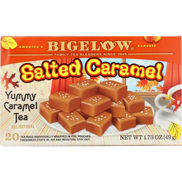Bigelow Salted Caramel Black Tea 18 Bags - 1.56 Ounce (Pack of 2)